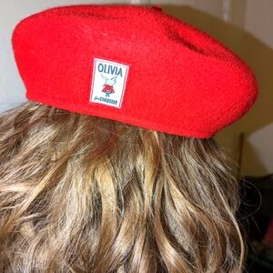 Gymboree x Olivia Red Beret size small